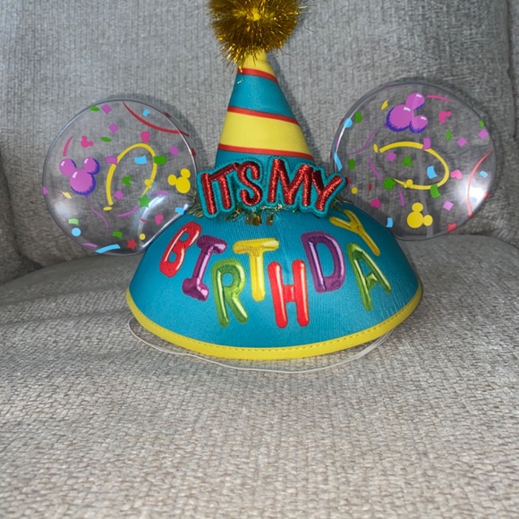 Disney birthday ears infant / toddler size perfect condition - Picture 12 of 13